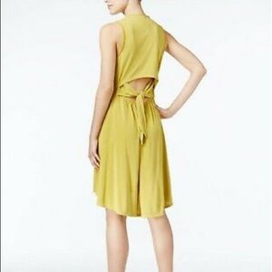 Rachel Rachel Roy Chartreuse Tie-back Dress